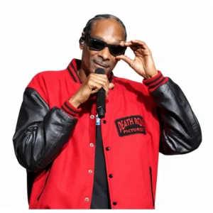 Get Snoop Dogg MTV Music Awards 2026 Red Varsity Jacket