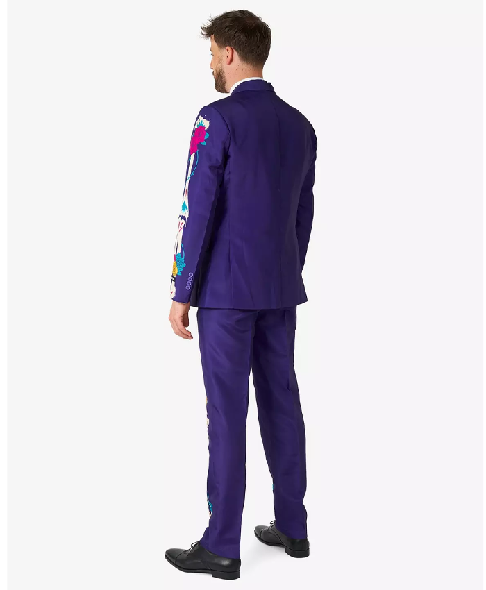 Get Sugar Skull Purple Suit