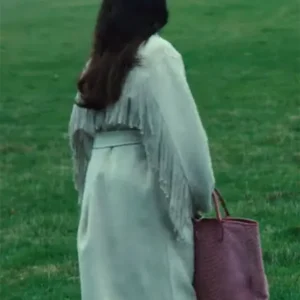 Get The Gentlemen S02 Kaya Scodelario Fringe Wool Coat