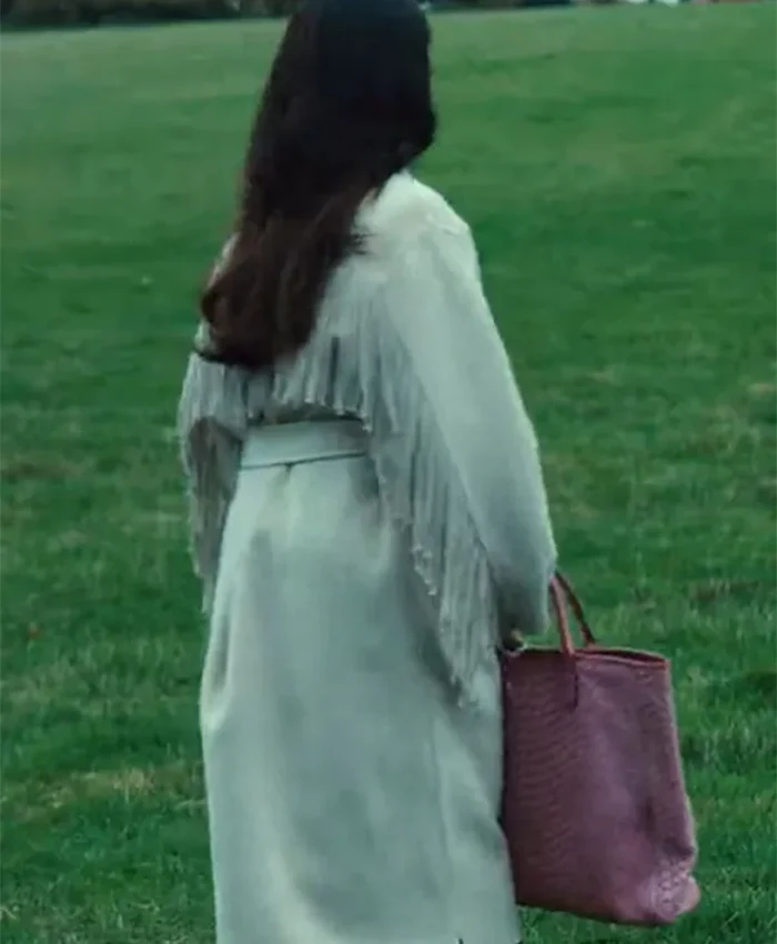 Get The Gentlemen S02 Kaya Scodelario Fringe Wool Coat