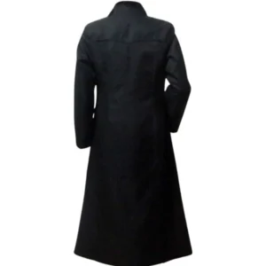 Get The Matrix Neo Black Cotton Trench Coat