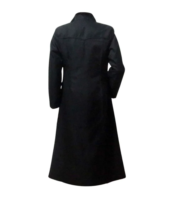 Get The Matrix Neo Black Cotton Trench Coat