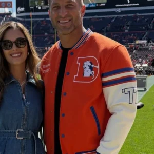 Get Tim Tebow 2026 Denver Broncos Varsity Jacket