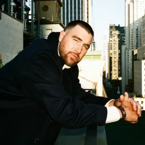 Get Travis Kelce Tommy Hilfiger Wool Peacoat