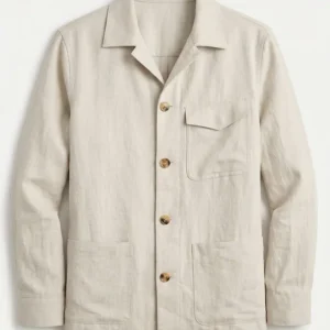 Get US Open Tennis 2026 Ed Westwick Beige Jacket