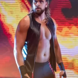 Get WWE NXT Von Wagner Black Leather Vest