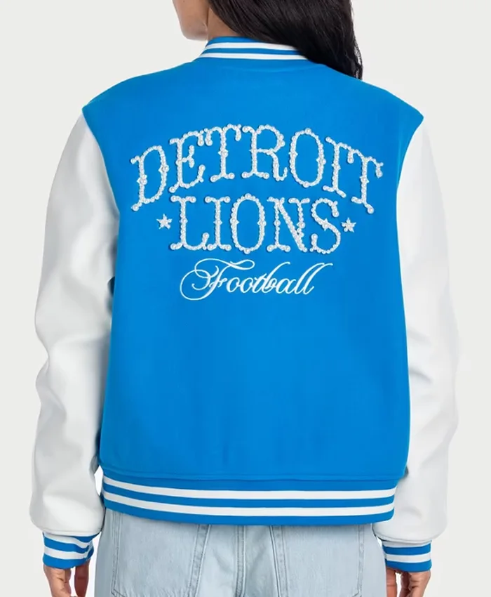 Get Women’s Detroit Lions Wild Collective Blue Pearl Jacket