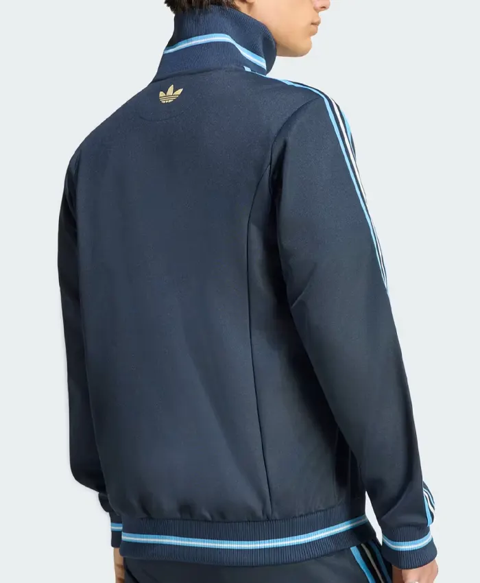 Gey Adidas Messi Farewell Navy Blue Track Jacket