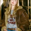 Gigi Hadid Tommy Hilfiger Aviator Jacket