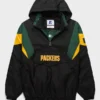 Green Bay Packers Starter Blackout Breakaway Jacket