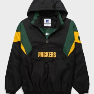 Green Bay Packers Starter Blackout Breakaway Jacket