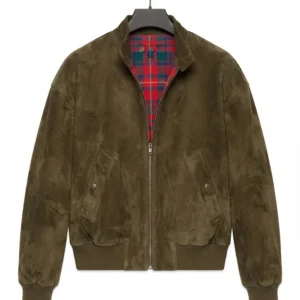 Gucci Reversible Suede Bomber Jacket