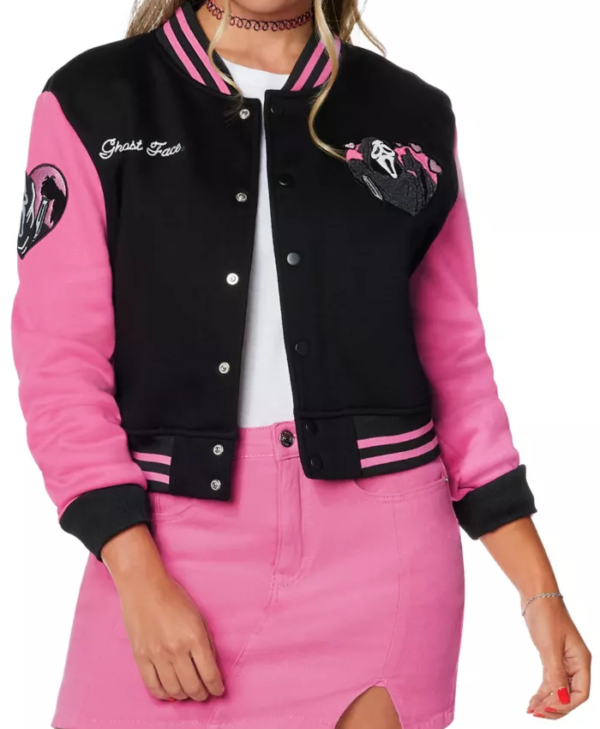 Halloween Pink Varsity Jacket