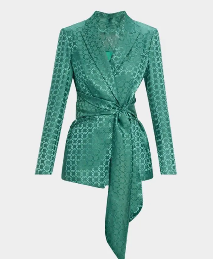 Hannah Waddingham Green Blazer