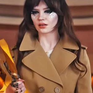 Her Private Hell 2026 Sophie Thatcher Brown Trench Coat