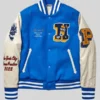 Heron Preston Blue Varsity Jacket