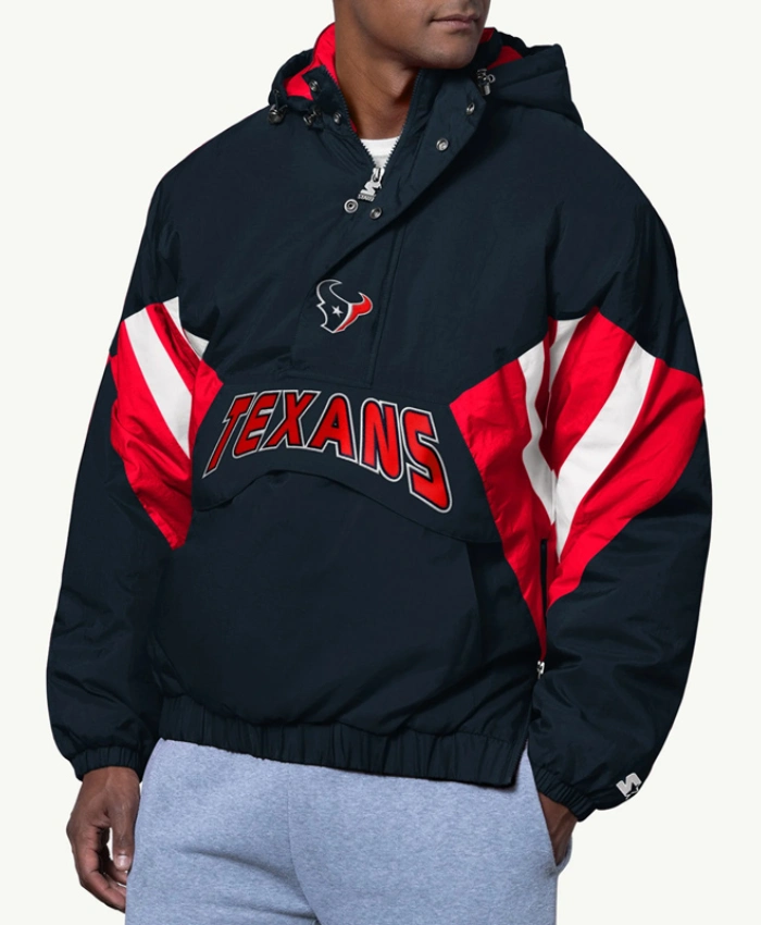 Houston Texans Classic Breakaway Half-Zip Hooded Jacket
