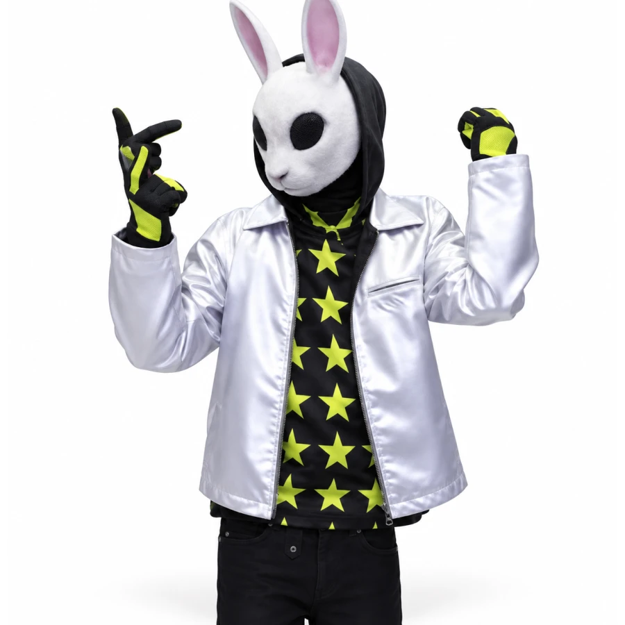 How to Rob a Bank 2026 White Satin Jacket