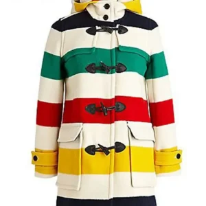 Hudson Bay Hooded Duffle Wool Coat Shop Now