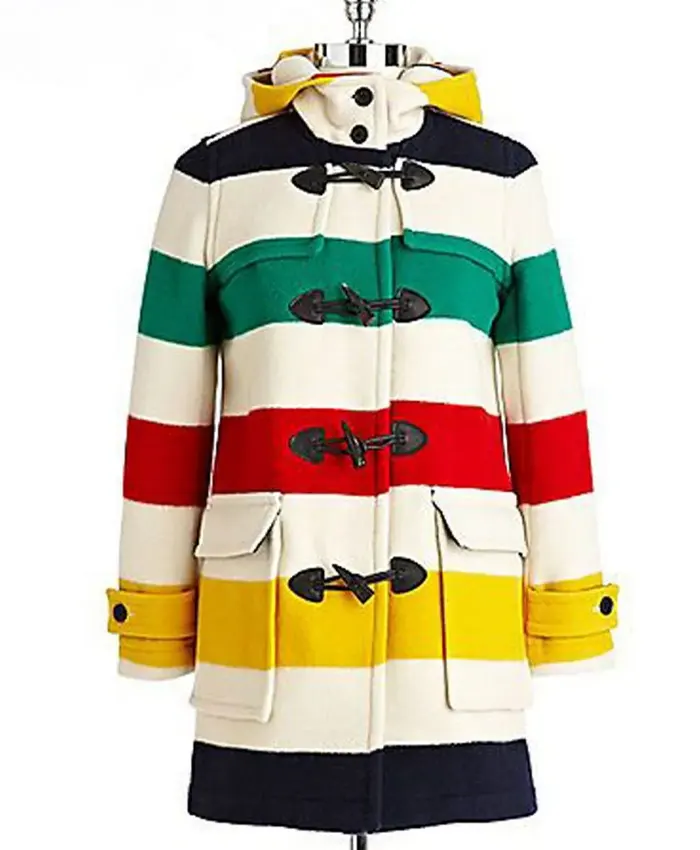 Hudson Bay Hooded Duffle Wool Coat Shop Now
