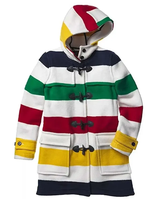 Hudson Bay Hooded Duffle Wool Coat