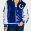 Indianapolis Colts Wild Collective Zip Sequin Jacket