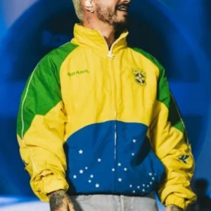 J Balvin Rock Show In Rio Windbreaker Jacket
