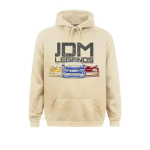 JDM Legend comfy beige hoodie