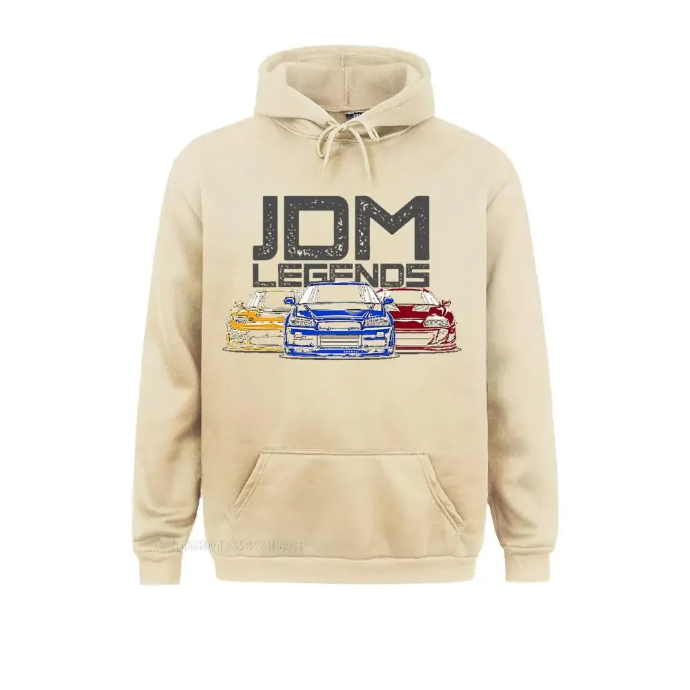 JDM Legend comfy beige hoodie