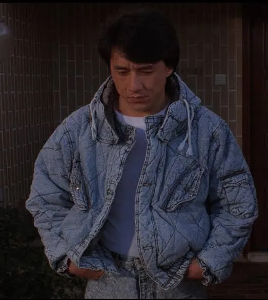 Jackie Chan Blue Hooded Jacket for sale