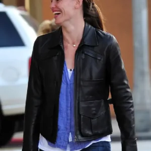 Jennifer Garner Leather Jackett