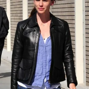 Jennifer Garner Shirt Collar Jacket