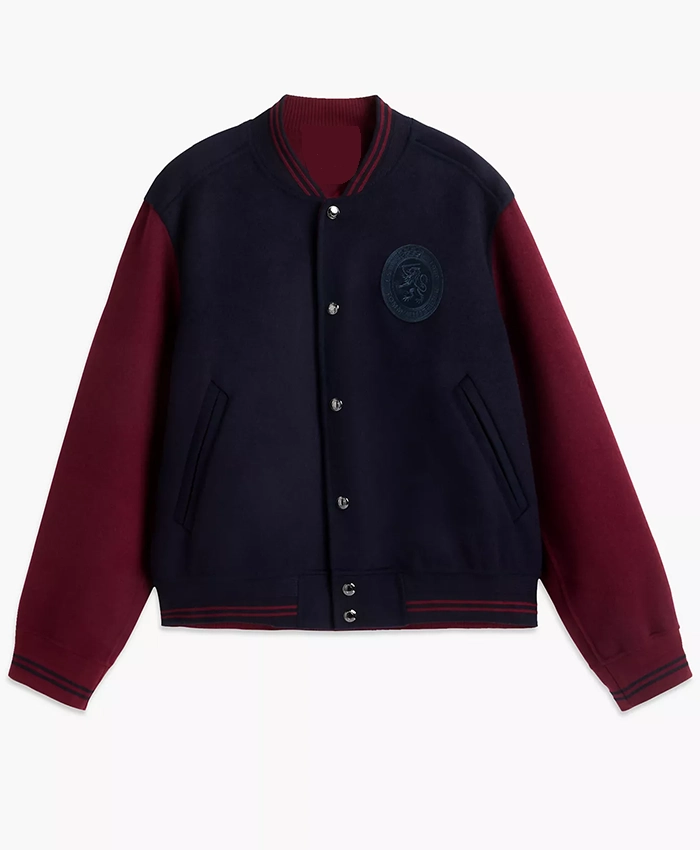 Josh Hart New York Fashion Blue Wool Varsity Jacket