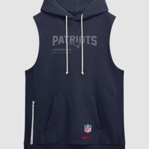 Josh McDaniels 2026 Patriots Sideline Sleeveless Hoodie