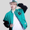 K-Pop BTS Jungkook Army Zip Baseball Logo Letterman Jacket