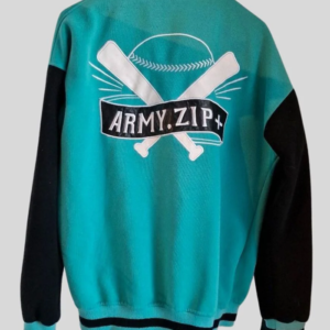 K-Pop BTS Jungkook Army Zip Baseball Logo Letterman Jacket For Sale