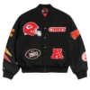 Kansas City Chiefs Chalk Line Black Pennant Varsity Jacket