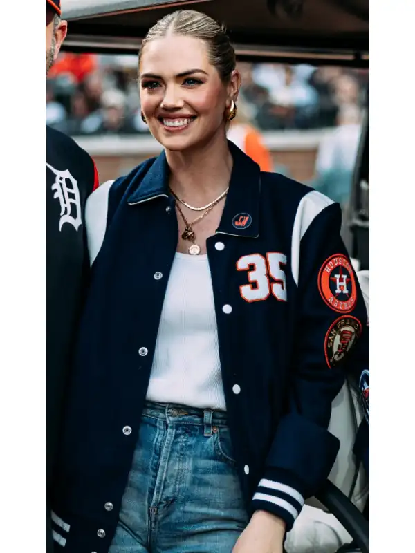 Kate Upton Astros Varsity Jacket