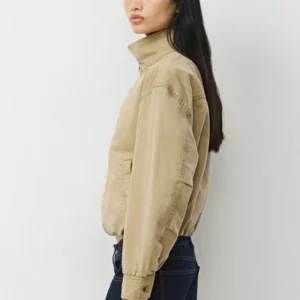 Khaki Aritzia Ferris Blouson Jacket For Sale