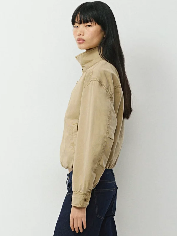 Khaki Aritzia Ferris Blouson Jacket For Sale