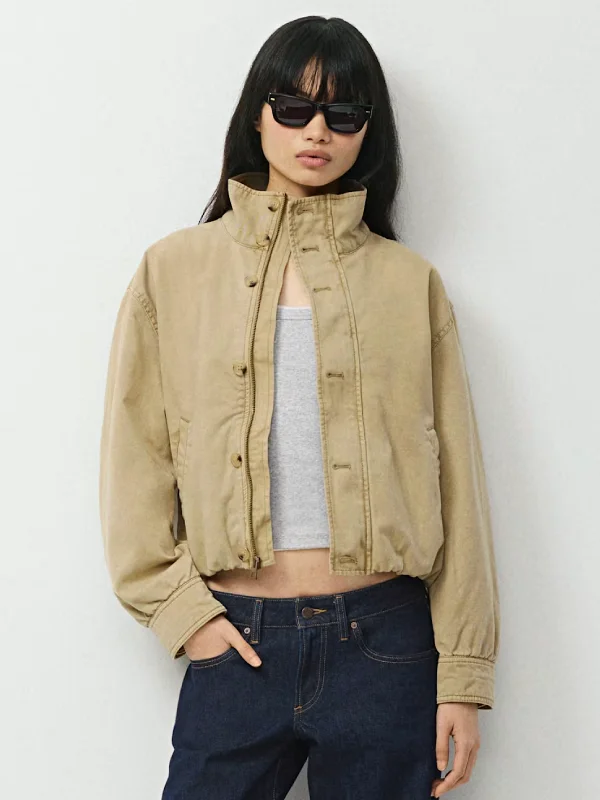 Khaki Aritzia Ferris Blouson Jacket