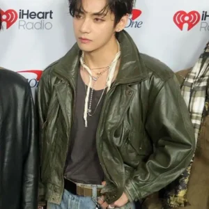Kim Taehyung Inspired Green Jacket