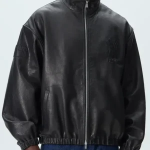 Kith New York Yankees Leather Ames Jacket Shop Now