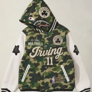 Kyrie Irving x BAPE Boston Celtics Varsity Jacket