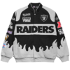 Las Vegas Raiders Chalk Line Black Premium Racing Jacket