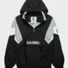Las Vegas Raiders Starter Blackout Breakaway Jacket