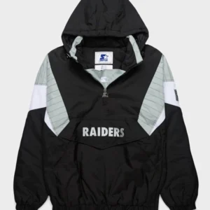 Las Vegas Raiders Starter Blackout Breakaway Jacket