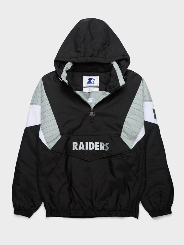 Las Vegas Raiders Starter Blackout Breakaway Jacket