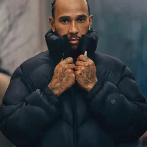 Lewis Hamilton Lululemon Stand-Neck Puffer Jacket
