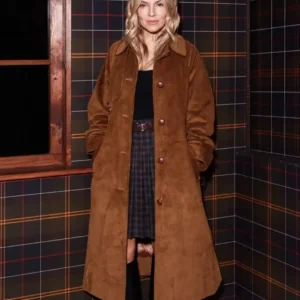 London FW 2026 Sienna Miller Brown Coat